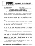 FDIC Approves Assumption of Insured Deposits of New England Savings Bank New London Connecticut