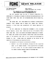 FDIC Announces Sale of Missouri Bridge Bank NA Adds to Previous Payment of Uninsured Depositors