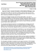 Joint ReleaseAgencies Provide Consumer Information on Nontraditional Mortgage Loans