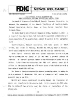 FDIC Approves Deposit Assumption of BancFirstAustin National Association Austin Texas