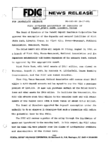 FDIC Approves Assumption of Deposits of First state Bank Liberty Texas