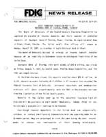 FDIC Transfers Insured Deposits of Bayshore Bank of Florida Miami Florida