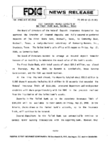 FDIC Transfers Insured Deposits of The First State Bank Rockwall Texas