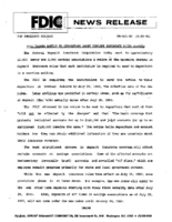 FDIC Issues Notice To Depositors About Deposit Insurance Rule Changes