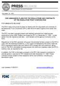 FDIC Plans for the Regulations and Contracts of the RTC