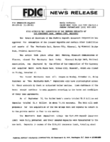 FDIC Approves the Assumption of the Insured Deposits of The Merchants Bank Kansas City Missouri