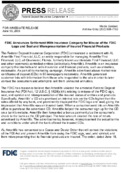 FDIC Announces Settlement With Insurance Company for Misuse of the FDIC Logo and Seal and Misrepresentation of Insured Financial Products