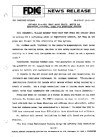 Seidman Reports That Bank Fraud While An Important Concern Does Not Threaten System