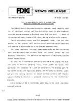 FDIC is Named Managing Agent of 45 Additional Insolvent Savings and Loan Associations