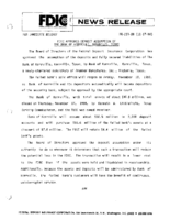 FDIC Approves Deposit Assumption of The Bank of Kerrville Kerrville Texas