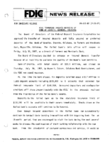 FDIC Transfers Insured Deposits of Bank of Granite Granite Oklahoma