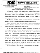 FDIC Transfers Insured Deposits of Granite Cooperative Bank Quincy Massachusetts