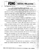 FDIC Transfers Insured Deposits of Forestwood National Bank of Dallas Dallas Texas