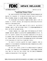 FDIC Approves Assumption of Deposits of Guardian Bank Scottsdale Arizona