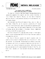 FDIC Approves Deposit Assumption of First Midwest Bank Maryville Missouri