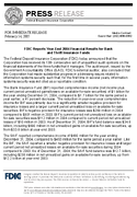 FDIC Reports YearEnd 2004 Financial Results for Bank and Thrift Insurance Funds