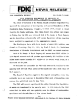 FDIC Approves Assumption of Deposits of the Sterlington Bank Sterlington Louisiana