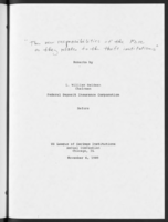 New Responsibilities of the FDIC as They Relate to the Thrift Institutions