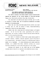 FDIC Approves Assumption of Insured Deposits of Shore Bank and Trust Company Lynn Massachusetts