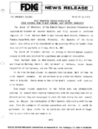 FDIC Transfers Insured Deposits of First National Bank in West Concord West Concord Minnesota