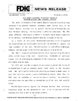 FDIC Grants Assistance to Prevent Failure of Morehead National Bank Morehead Kentucky