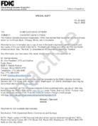 Special Alert Counterfeit Cashiers Checks