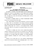 FDIC Transfers Insured Deposits of First Community Bank of Cherokee Woodstock Georgia
