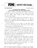 FDIC Approves Deposit Assumption of American Exchange Bank and Trust Company Norman Oklahoma