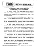 FDIC To Hold Public Hearing and Extend Comment Period on Proposed Changes to Deposit Insurance Coverage