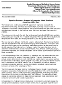 Joint ReleaseAgencies Announce Answers to Frequently Asked Questions About New HMDA Data