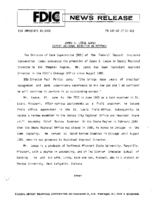 James O Leese Named Deputy Regional Director in Memphis