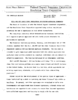 FDIC and RTC Issue Final Regulations on Uniform Appraisal Standards RTC PR38790