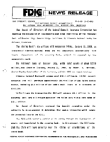 FDIC Approves Deposit Assumption of The National Bank of Bossier City Bossier City Louisiana