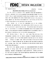 FDIC Adopts Final Prompt Corrective Action Rule