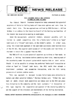 FDIC Chairman Unveils New Approach to Handling Bank Failures