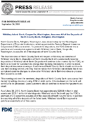 Whidbey Island Bank Coupeville Washington Assumes All of the Deposits of North County Bank Arlington Washington