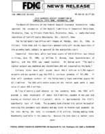 FDIC Approves Deposit Assumption of Commercial State Bank Pocahontas Iowa