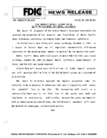 FDIC Approves Deposit Assumption of Delta Pacific Bank Pittsburg California