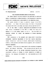 FDIC Publishes Semiannual Agenda of Regulations