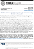 FDIC Makes Public December Enforcement Actions No Administrative Hearings Scheduled for February 2011