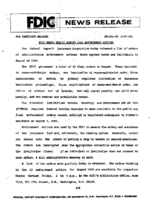 FDIC Makes Public August 1990 Enforcement Actions