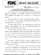 FDIC Approves Assumption of Deposits of The Family Ban and Trust Allenstown New Hampshire