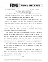 FDIC Approves Deposit Assumption of First State Bank Rogers Texas