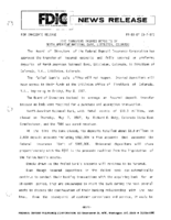 FDIC Transfers Insured Deposits of North American National Bank Littleton Colorado