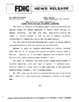 FDIC to Pay Off Insured Depositors in Century Thrift and Loan Los Angeles California