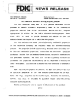 FDIC Announces Affordable Housing Purchase Program