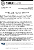 Herring Bank Amarillo Texas Assumes All of the Deposits of First State Bank of Altus Altus Oklahoma