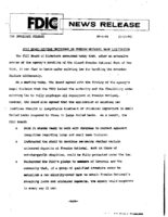 FDIC Board Reviews Decisions in Freedom National Bank Liquidation