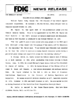 William Taylor Becomes FDIC Chairman