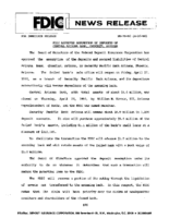 FDIC Approves Assumption of Deposits of Central Arizona Bank Chandler Arizona